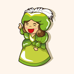 Royal theme princess elements