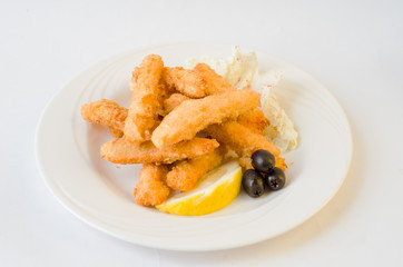 fish fried in batter