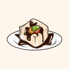 Japanese food theme elements