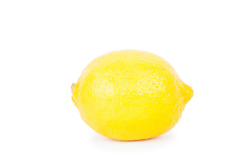 lemon isolated white background