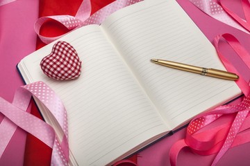 Background. 2013 Happy New Year message in diary with New Year