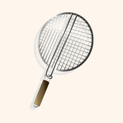 barbecue equipment clip and fork theme elements