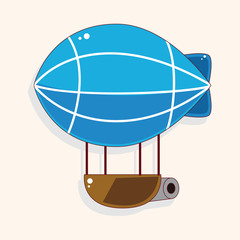 style hot air balloon theme elements