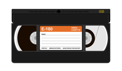 Naklejka premium VHS cassette