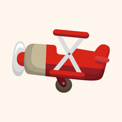 transportation airplane theme elements