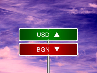 BGN USD Forex Sign