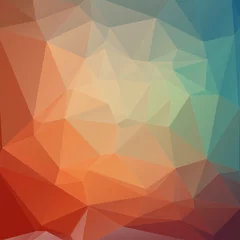 Poster Im Rahmen Flat Style colorful geometric abstract background © igor_shmel