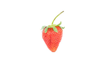 Strawberry on white background
