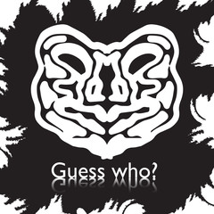 original face masks ancient gods, for tattoo and ancient amulets