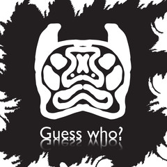 original face masks ancient gods, for tattoo and ancient amulets