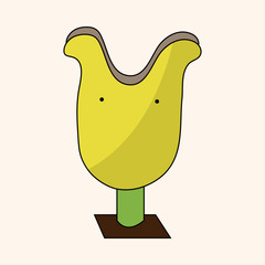 Amusement park facilities theme elements