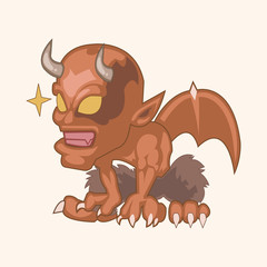 bizarre monster theme elements