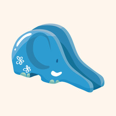 Amusement park facilities theme elements