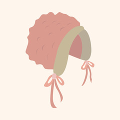 baby hat theme elements