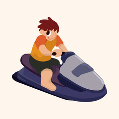 Water Sports theme elements