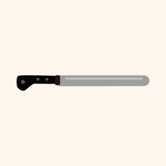 kitchenware knife theme elements