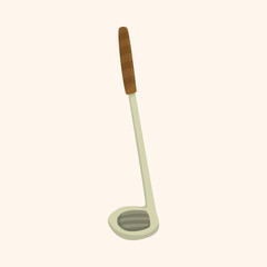 golf equipment theme elements