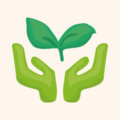 Environmental protection concept theme elements; Protect our for