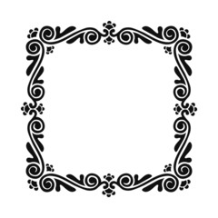 Vector decorative frame