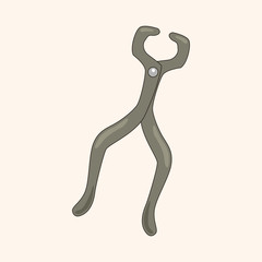 dentist tools theme elements