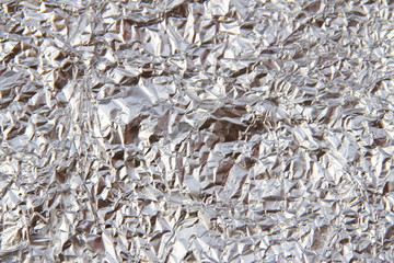 Crumpled aluminum foil