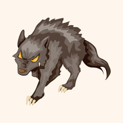 animal cartoon theme elements