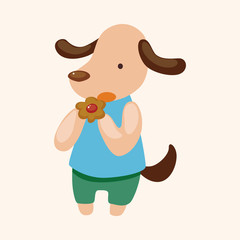 animal having afternoon tea theme elements