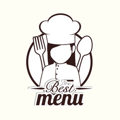 Restaurant design, vector illustration.