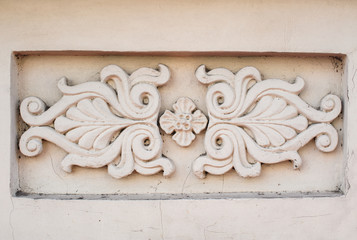 Vintage architectural decoration elements