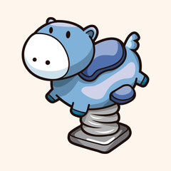 Amusement park facilities theme elements