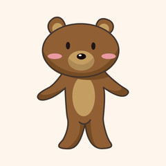 Amusement park doll performer theme elements