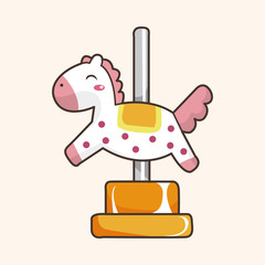 Amusement park facilities theme elements