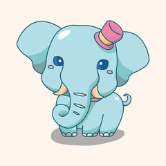 animal cartoon theme elements