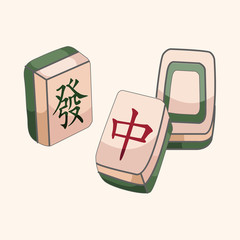 Mahjong theme elements