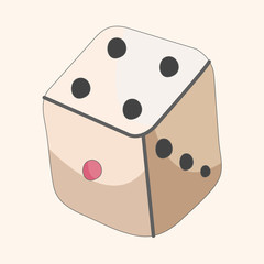casino dice theme elements