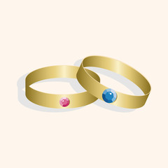 diamond ring theme elements