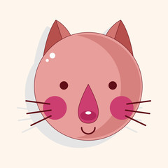 animal cartoon theme elements