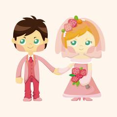 wedding couple theme elements