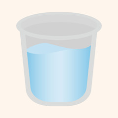 Tooth mug theme elements