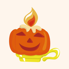 Halloween pumpkin theme elements