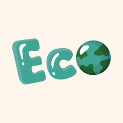 Environmental protection concept theme elements; Protect our env
