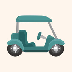 golf equipment theme elements