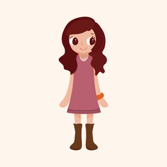 family girl character theme elements