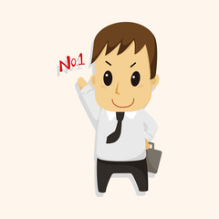 Office workers theme elements