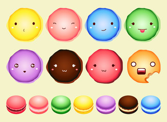 Emotion Macaroon Colorful