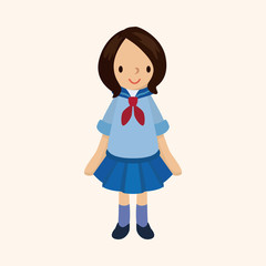 people character theme elements