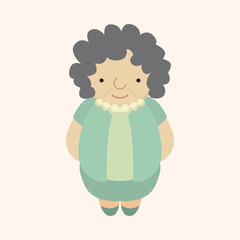family grandmother character theme elements