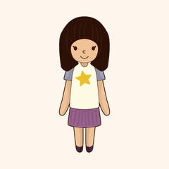 family girl character theme elements