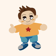 family boy character theme elements