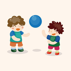 student cartoon theme elements